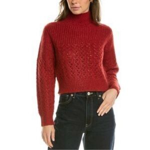 Rebecca Taylor cropped sweater. Worn once. Excellent condition.